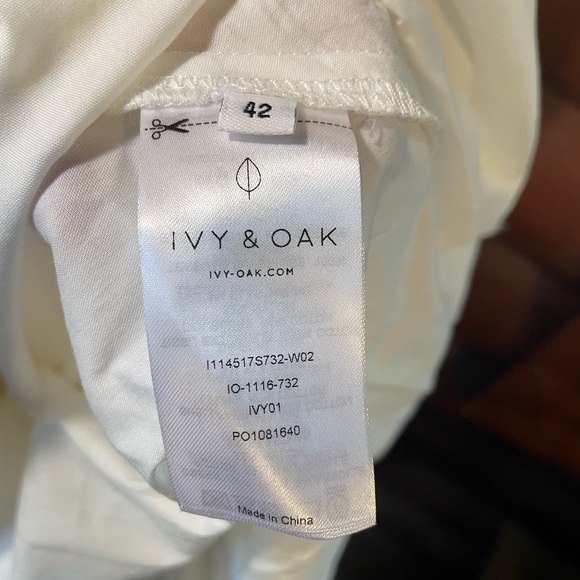 Ivy & Oak White Crochet Lace Long Sleeve Maxi Dress w/ Slip - Picture 6 of 6